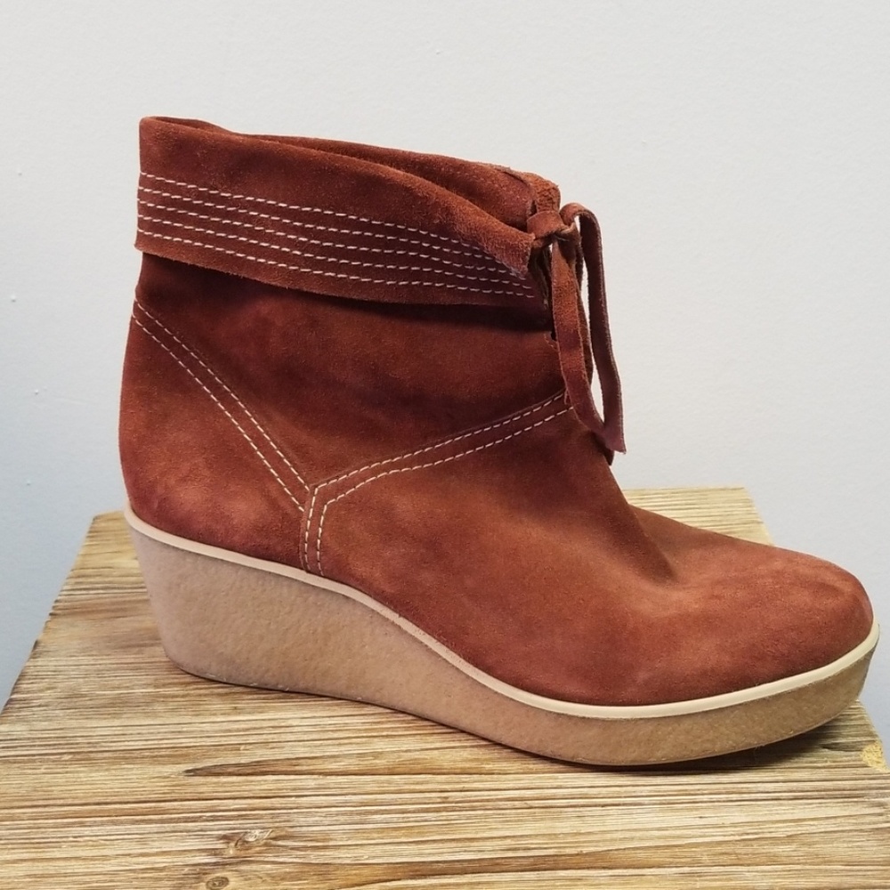 Madras by APC Vintage Rustcolor Suede Shoe size 9